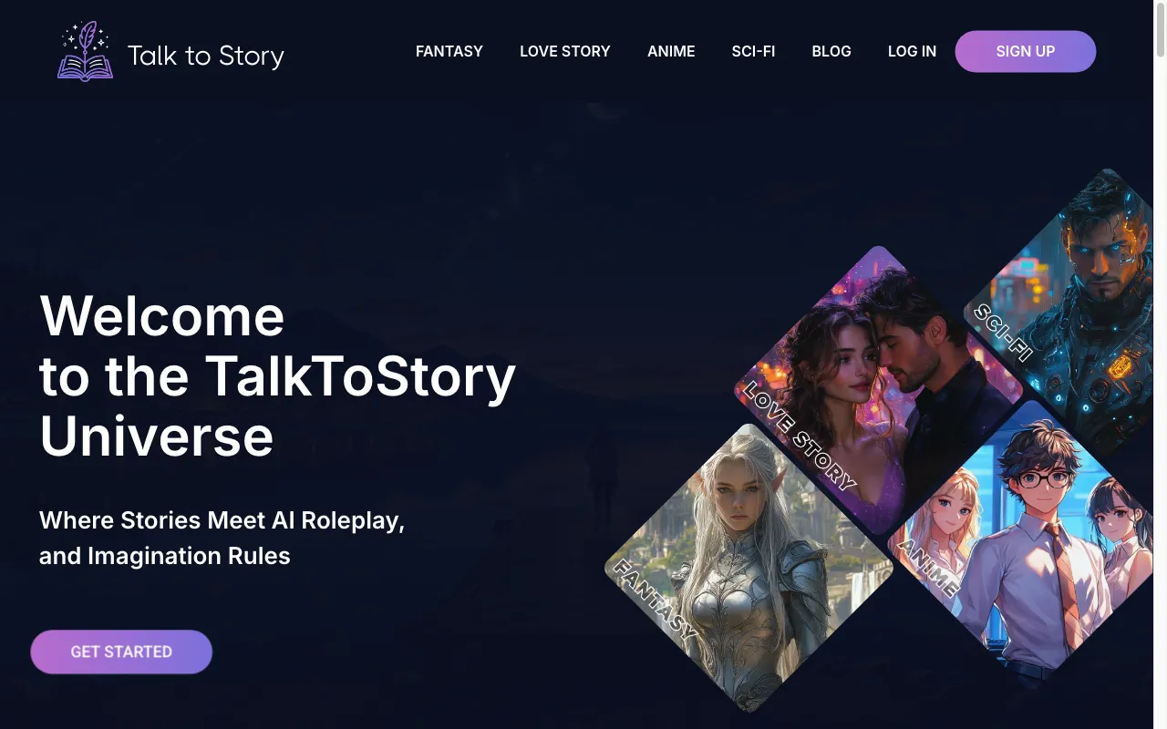 TalkToStory AI — preview screenshot