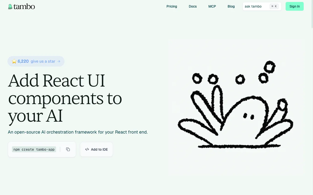 tambo — pricing page