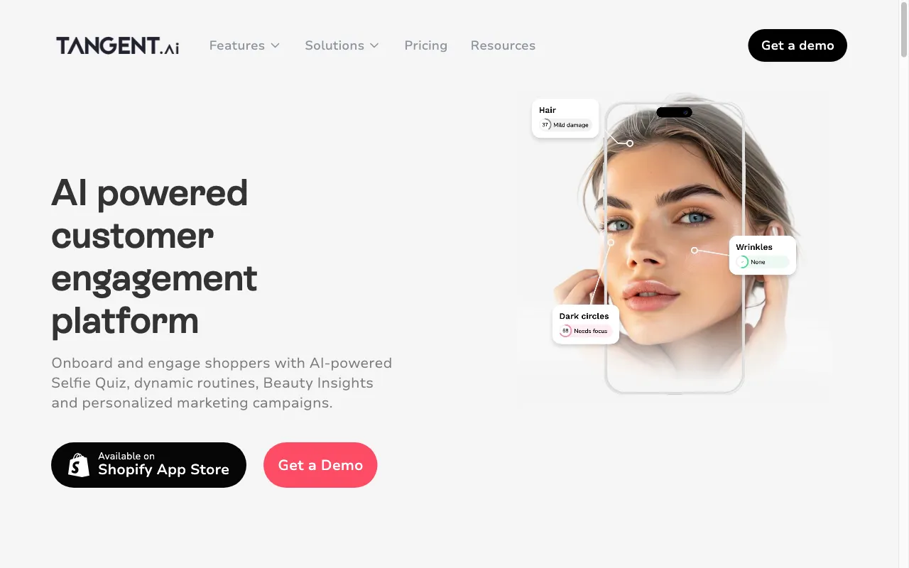 tangent.ai — preview screenshot