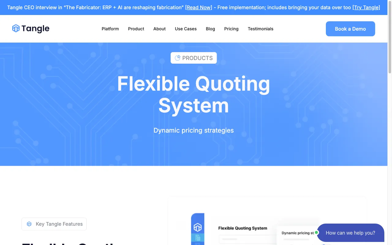 Tangle.io — pricing page