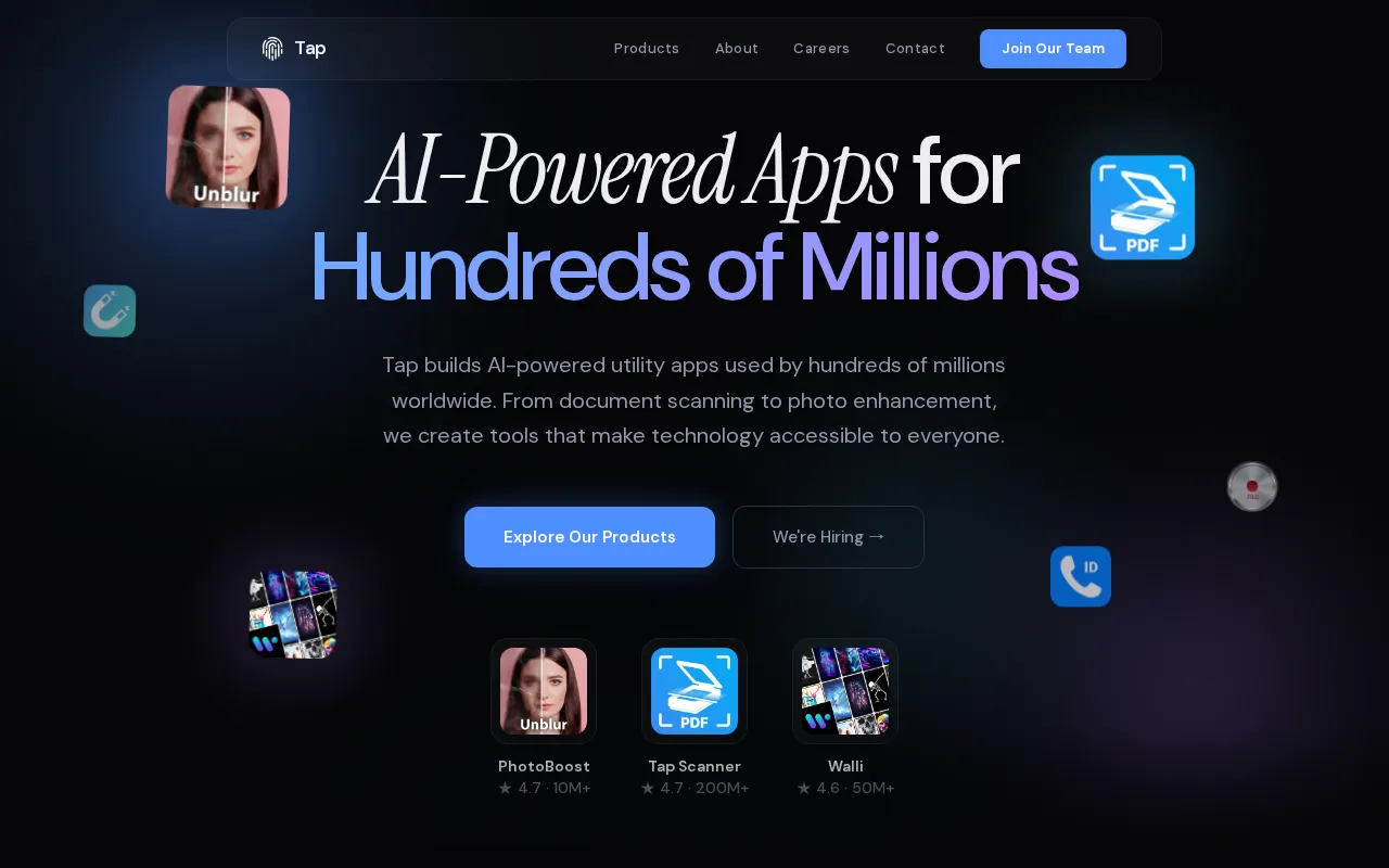 Tap Mobile — preview screenshot