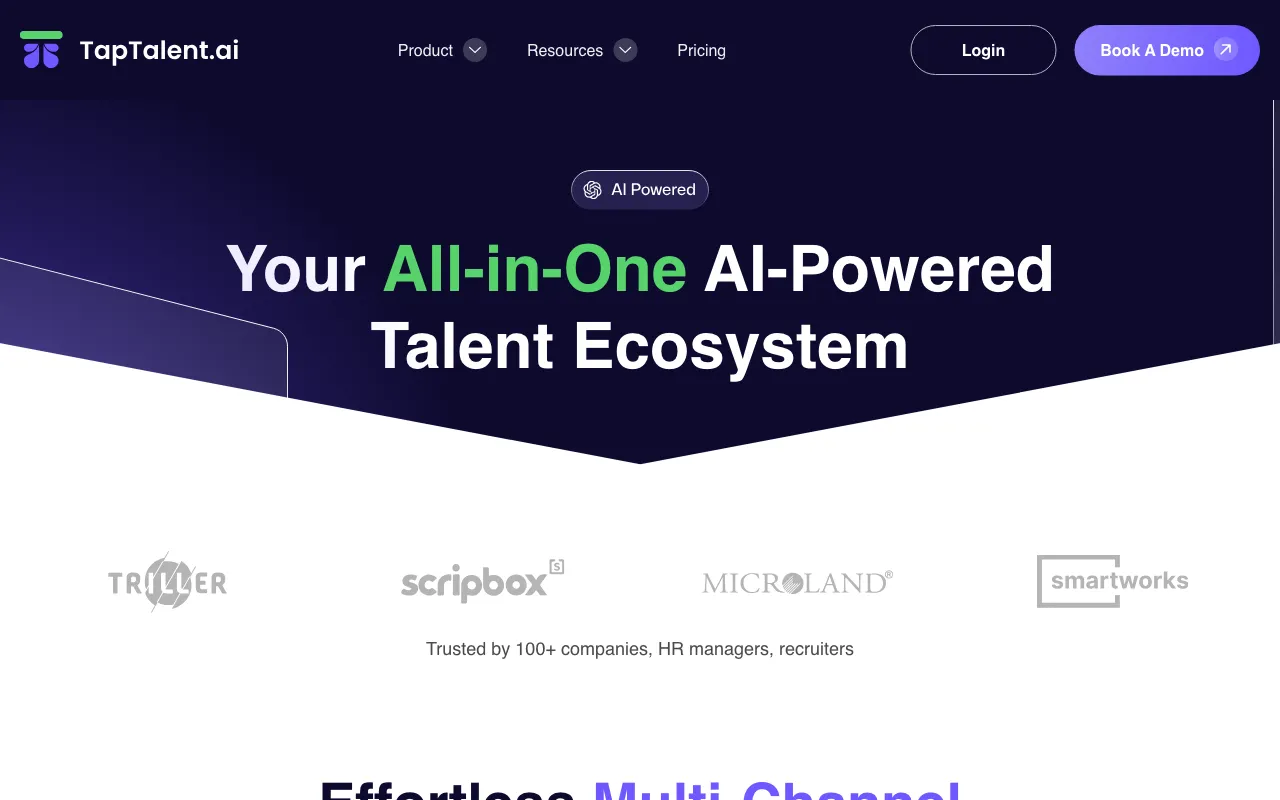 TapTalent — preview screenshot