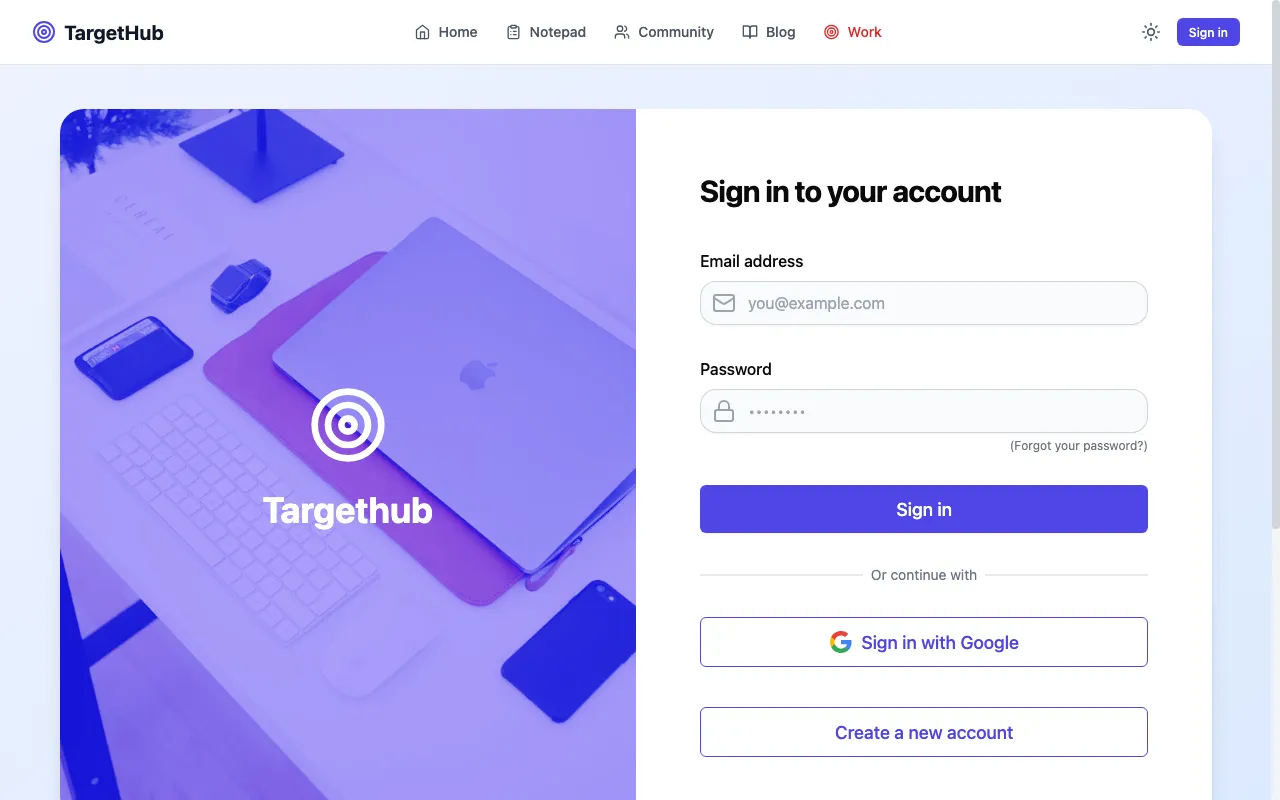 Targethub.ai — pricing page