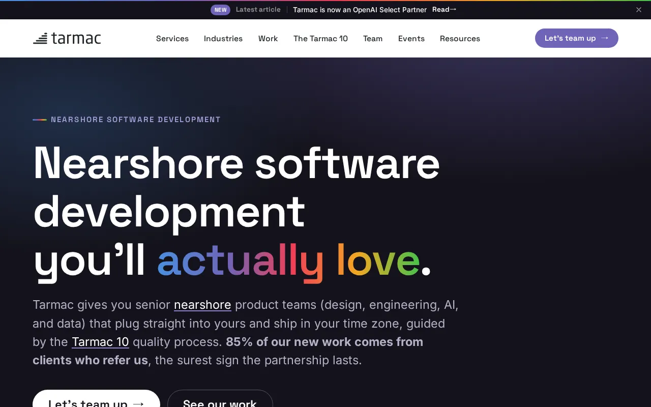 Tarmac — preview screenshot