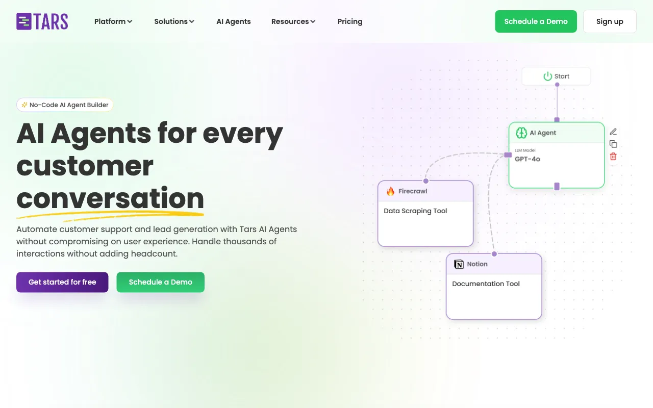 TARS — preview screenshot