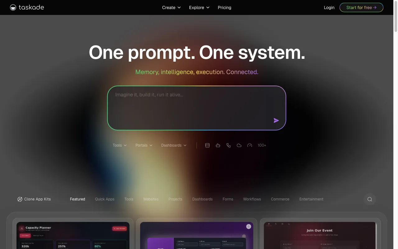 Taskade — preview screenshot