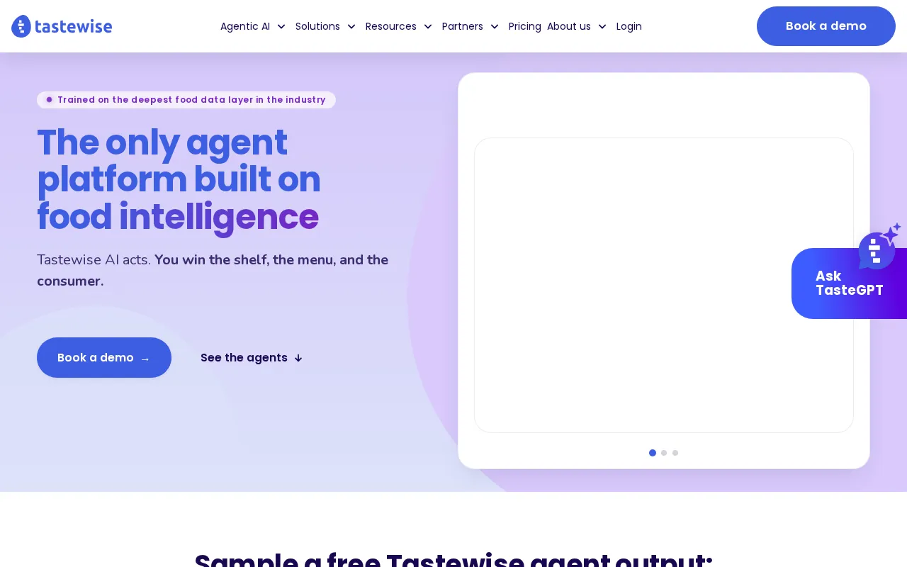 Tastewise — preview screenshot