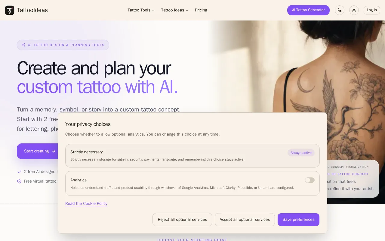 TattooIdeas — preview screenshot
