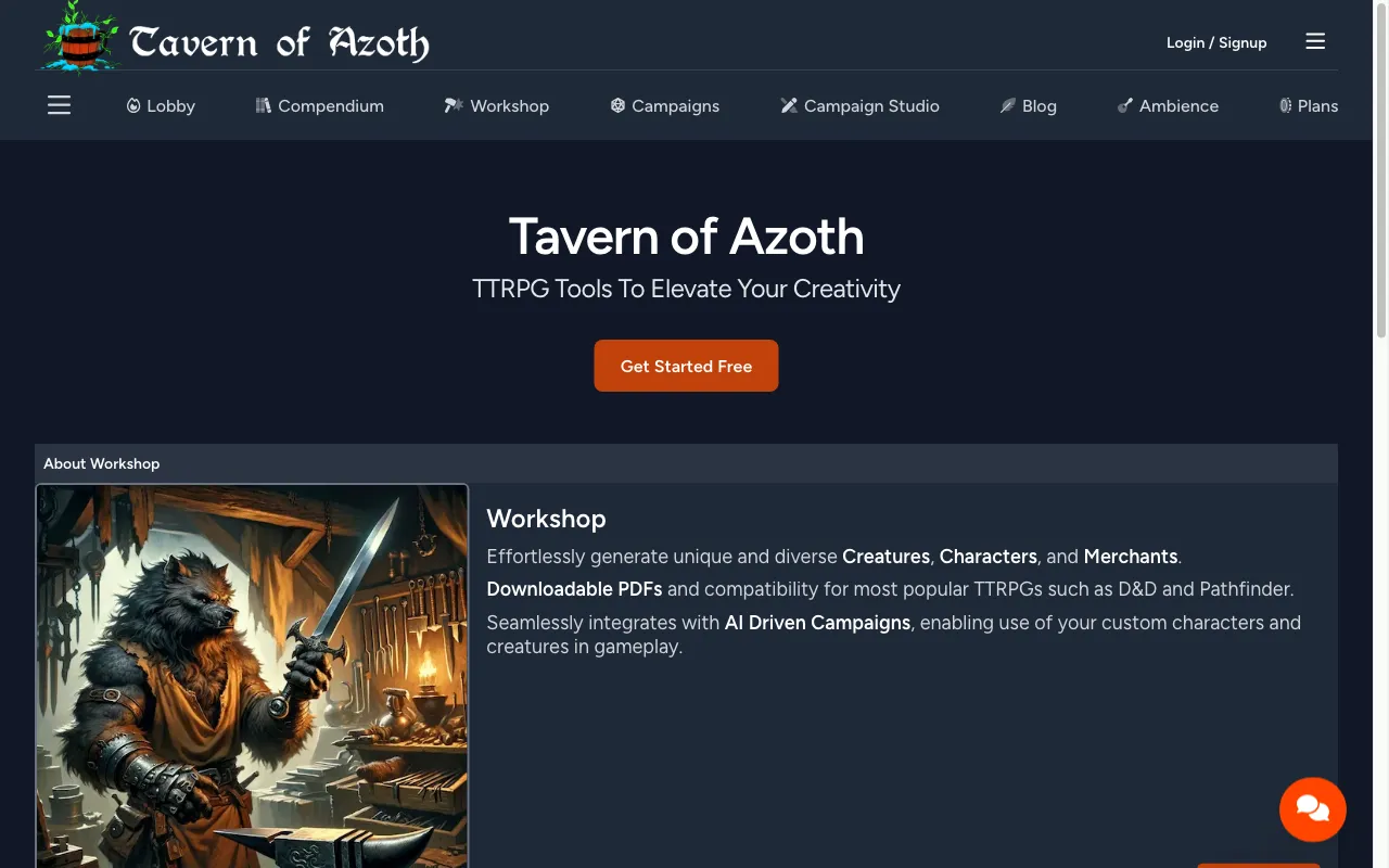 Tavern of Azoth — preview screenshot