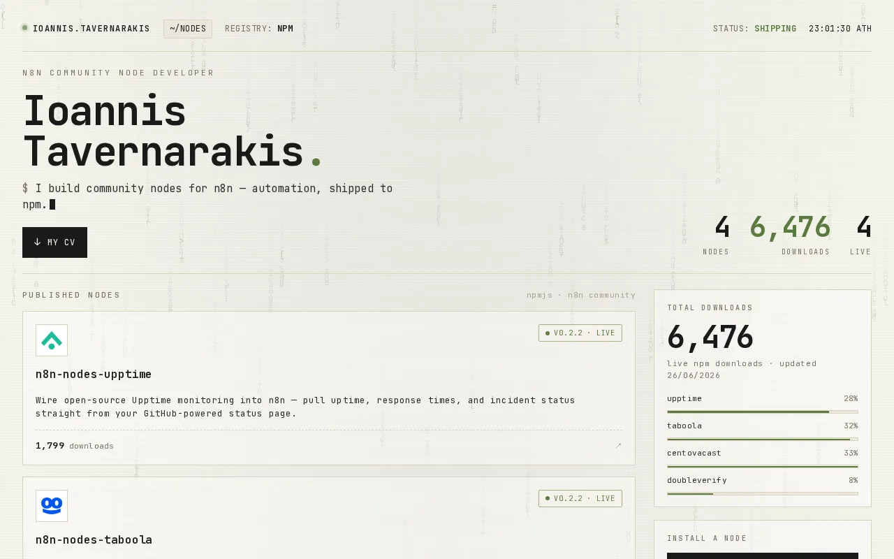 Tavernarakis — preview screenshot
