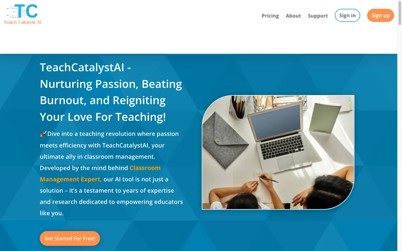 Teach Catalyst AI — preview screenshot