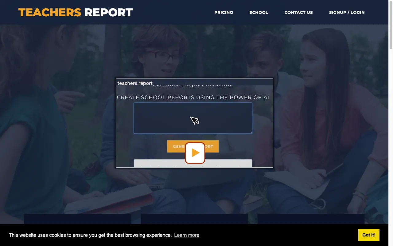 Teachers.Report — preview screenshot