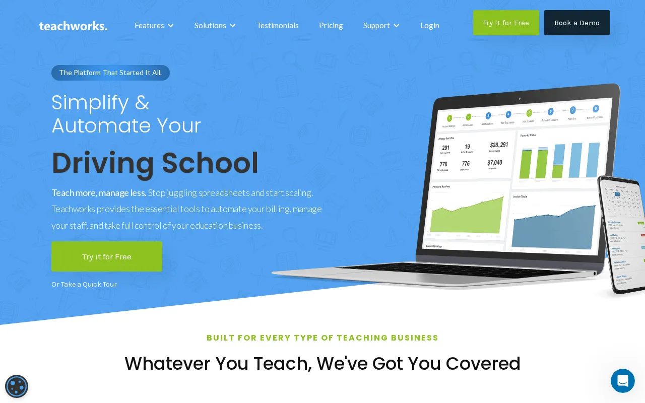 Teachworks — preview screenshot
