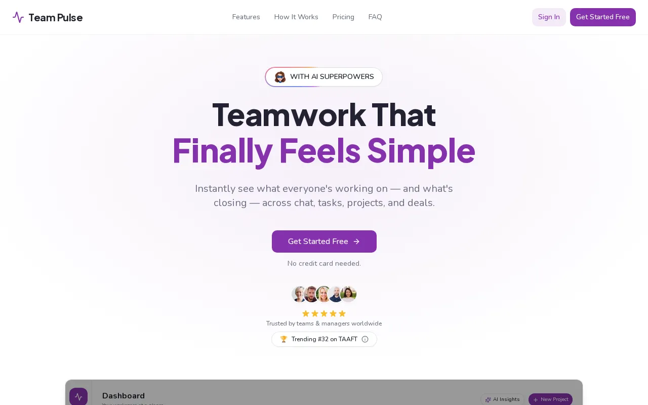 Team Pulse — pricing page