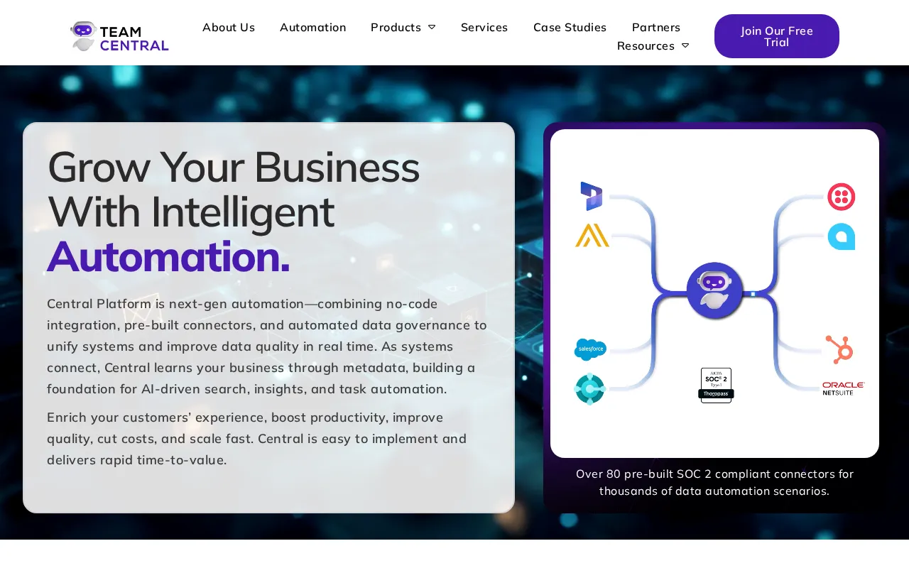 TeamCentral - TeamCentral: The Foundation for Enterprise AI Agents — preview screenshot