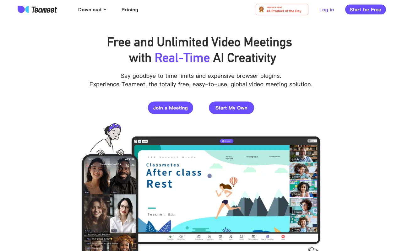 Teameet — preview screenshot