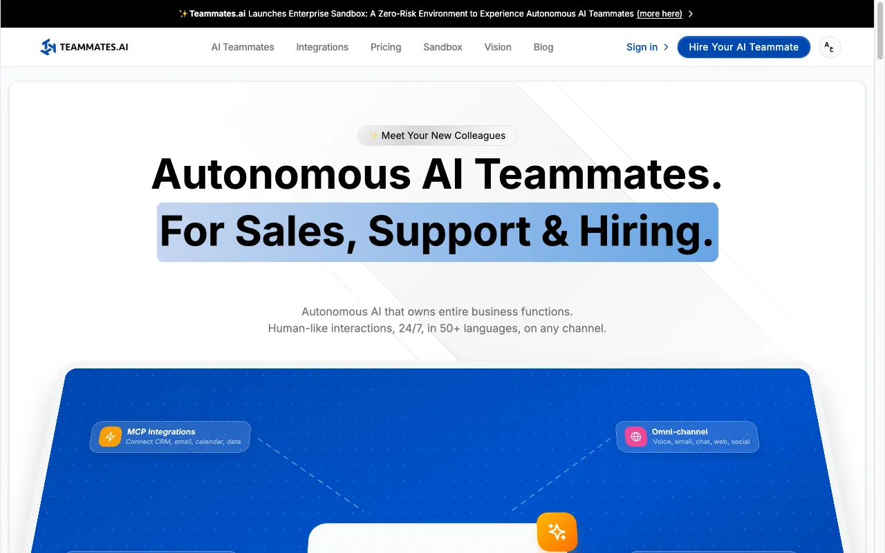 Teammates.ai — preview screenshot