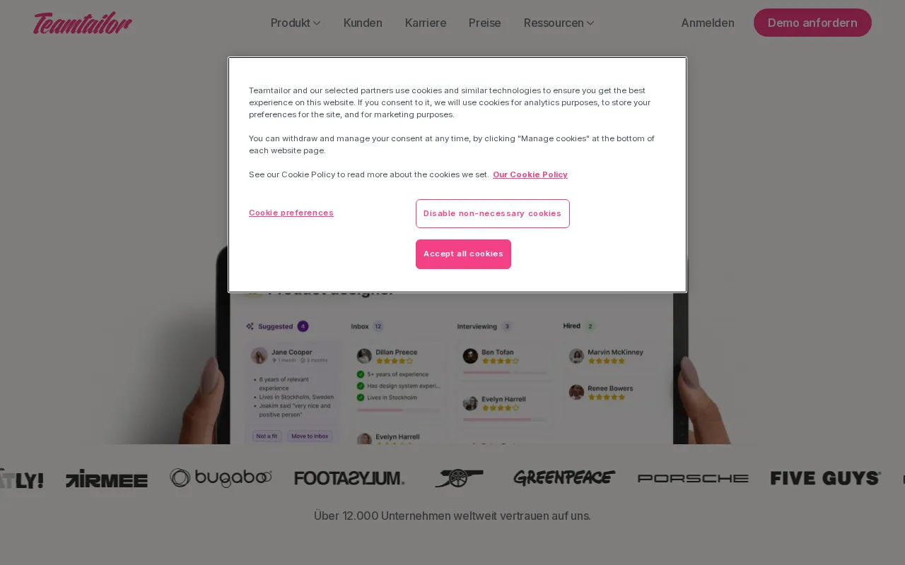 Teamtailor — preview screenshot