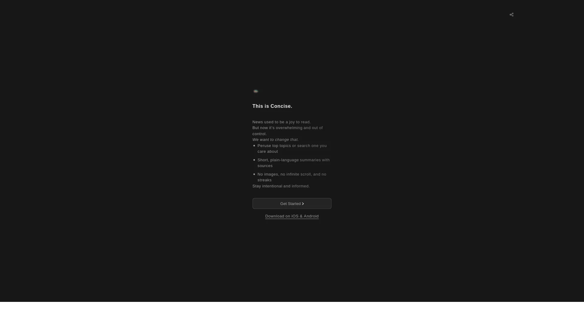 Tech News Summary by Concise AI — preview screenshot