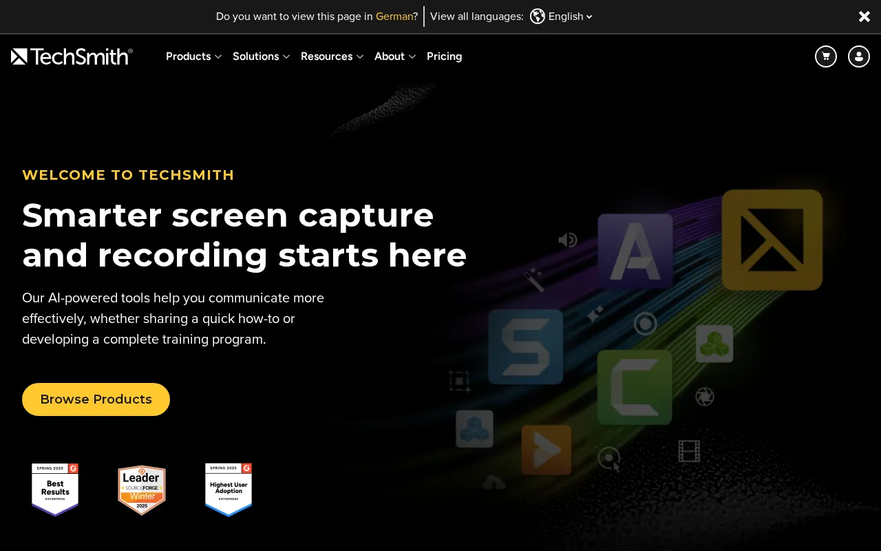 TechSmith — preview screenshot