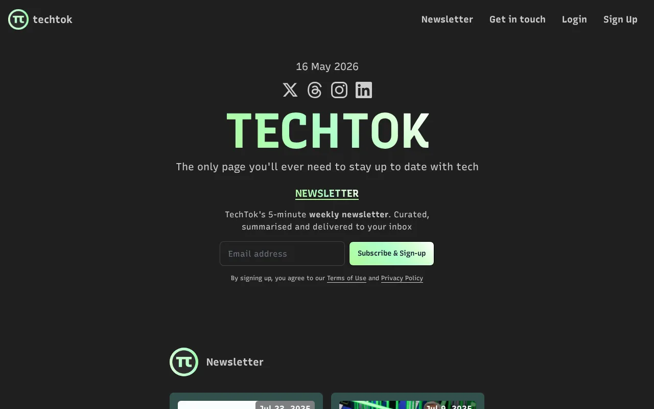 TechTok — preview screenshot