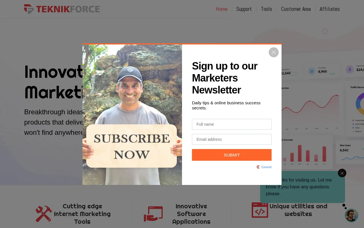 Teknikforce.com — preview screenshot
