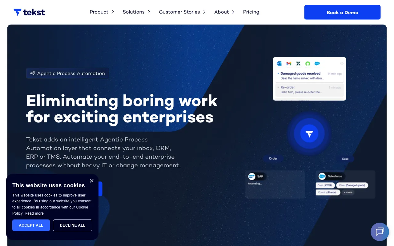 Tekst — preview screenshot