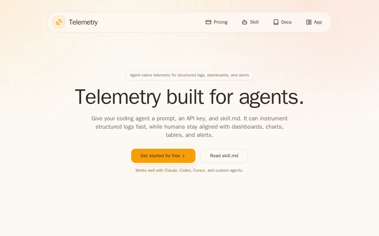 Telemetry — preview screenshot