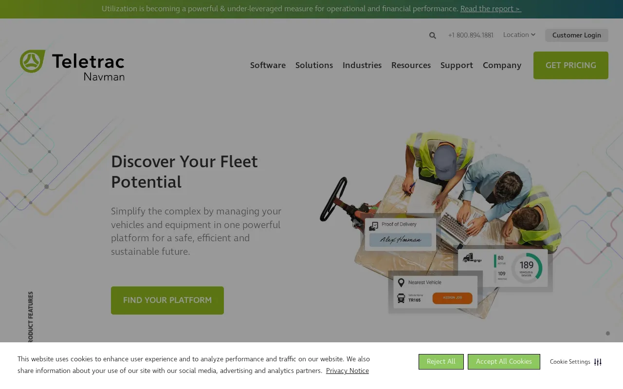 Teletrac Navman — preview screenshot