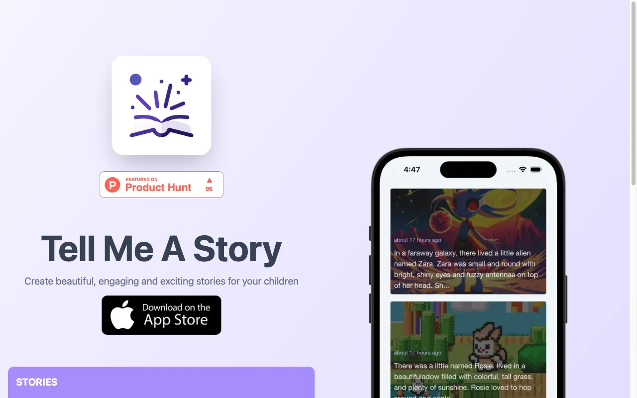 Tell Me A Story — preview screenshot
