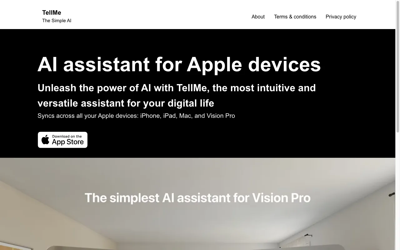 TellMe — preview screenshot