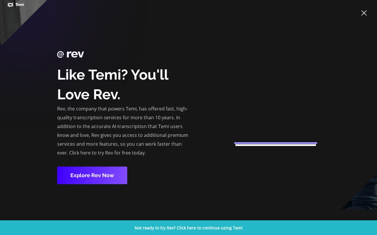 Temi.com — preview screenshot