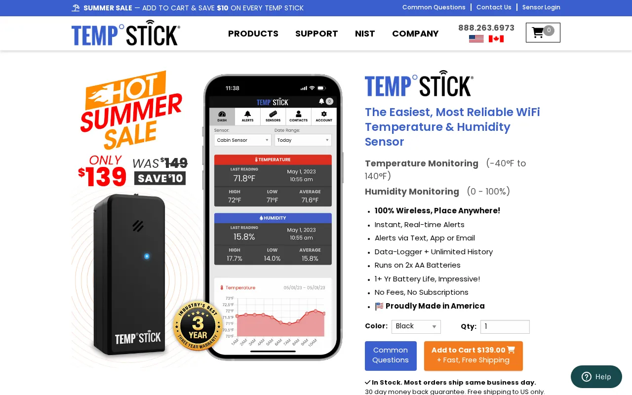 Temp Stick — preview screenshot