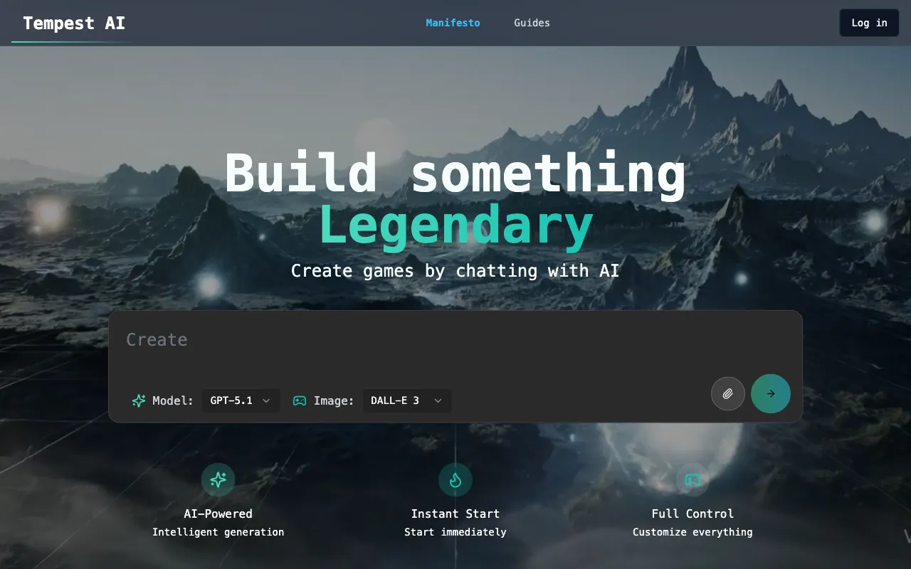 Tempest AI — preview screenshot