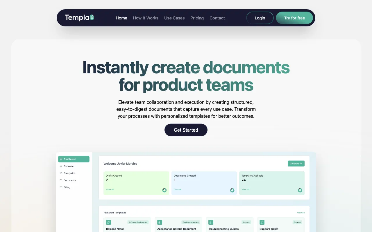 Templa8 — preview screenshot