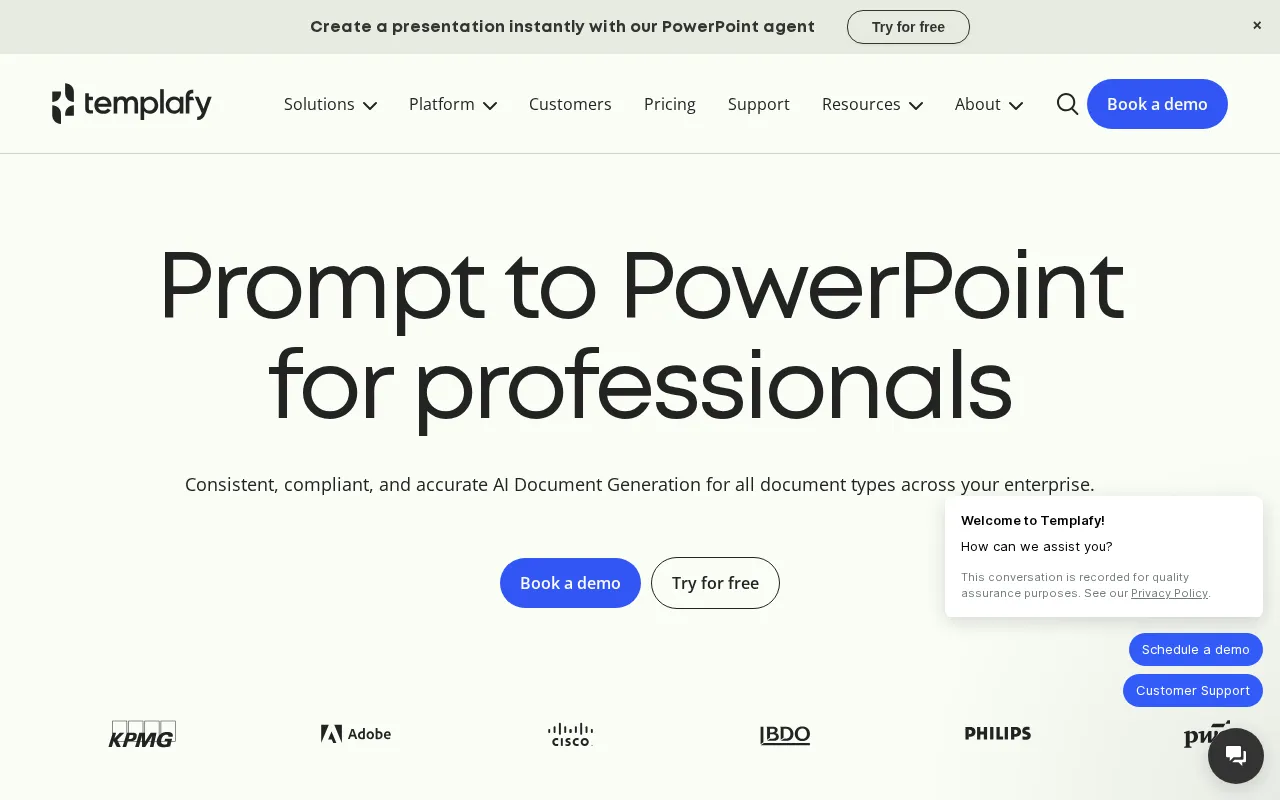 Templafy — preview screenshot