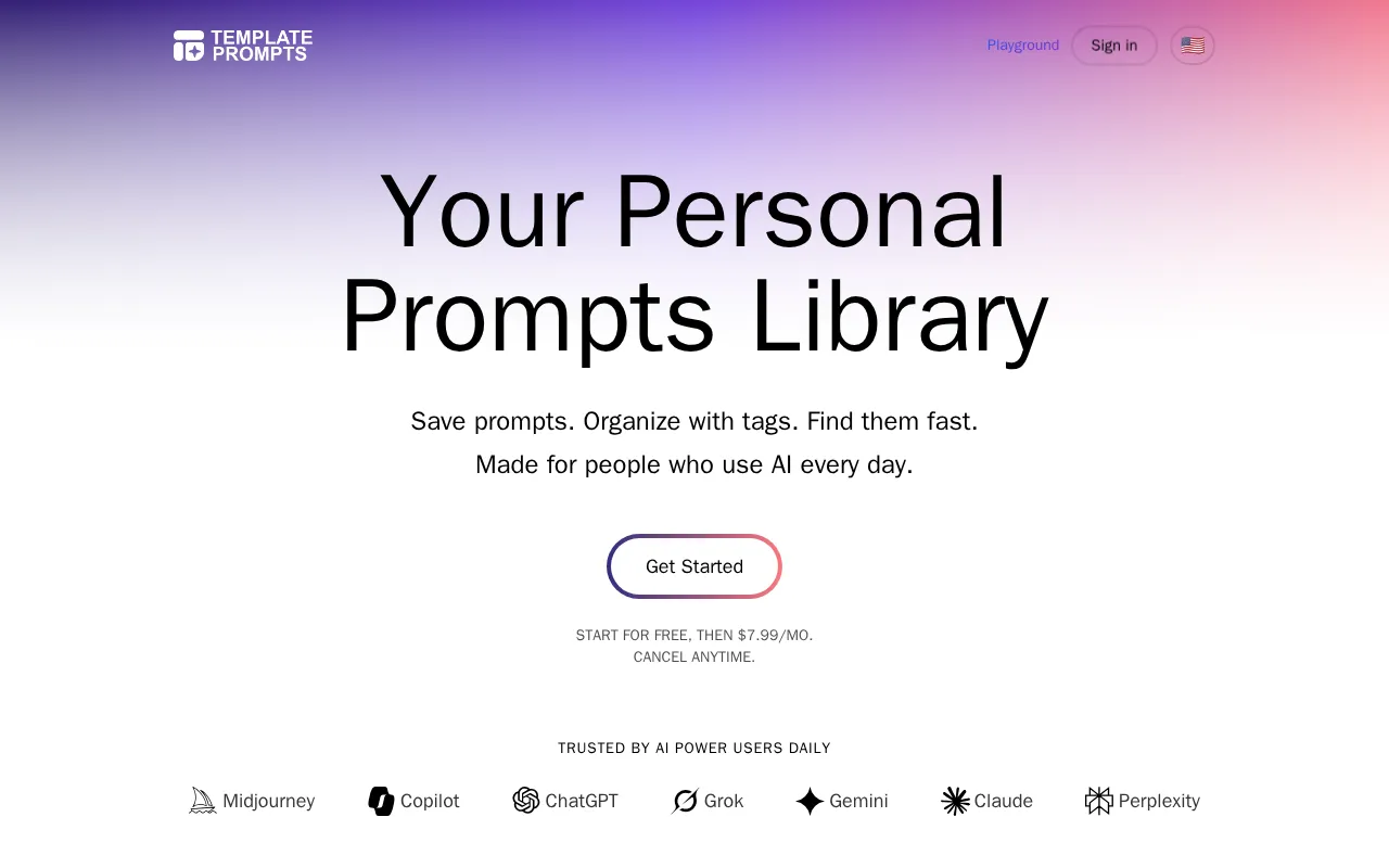 Template Prompts — preview screenshot