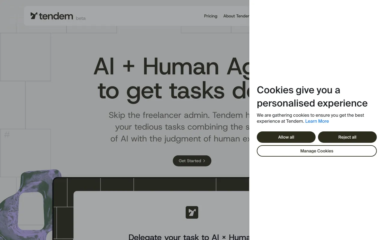 Tendem AI — preview screenshot