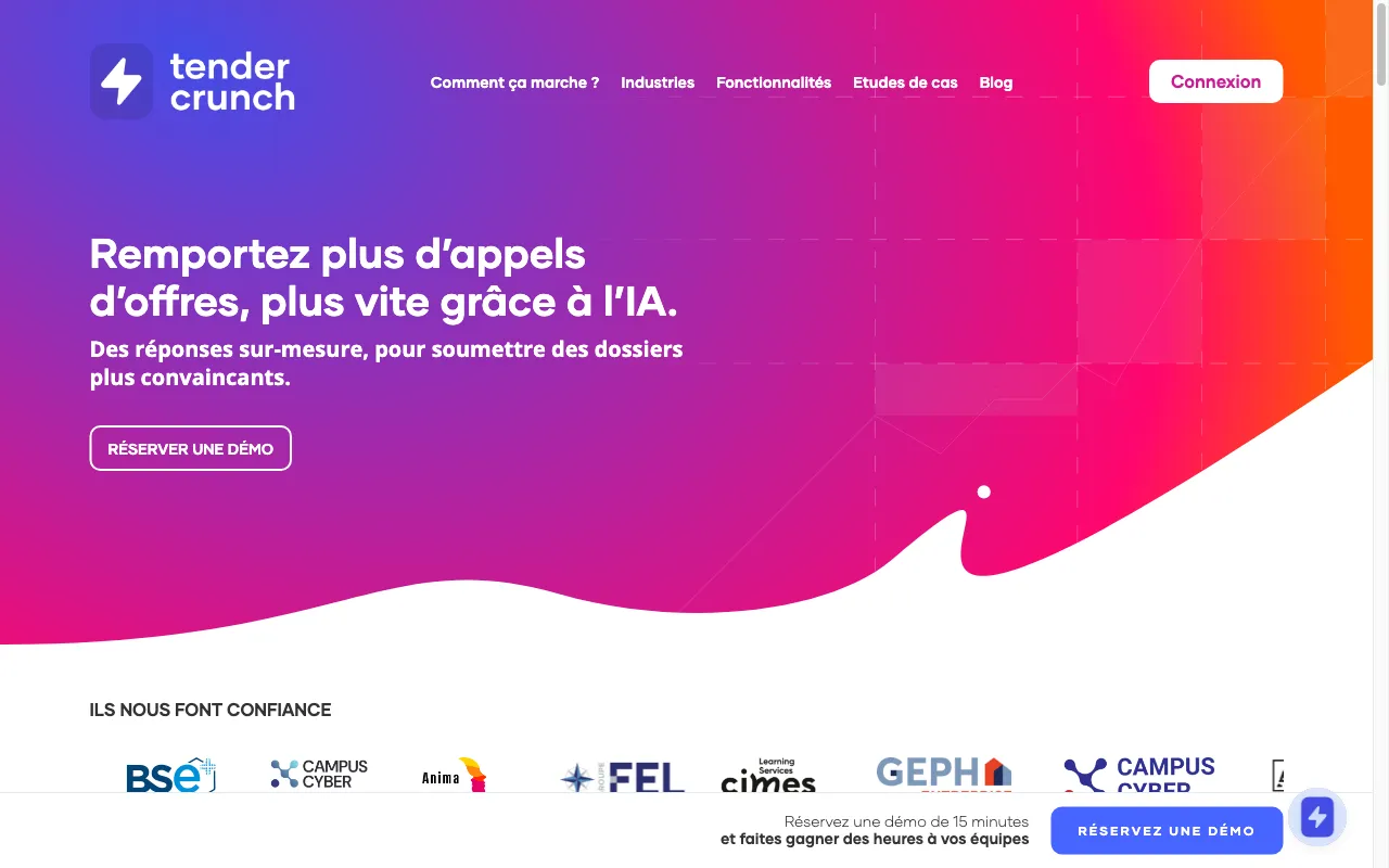 TenderCrunch — preview screenshot