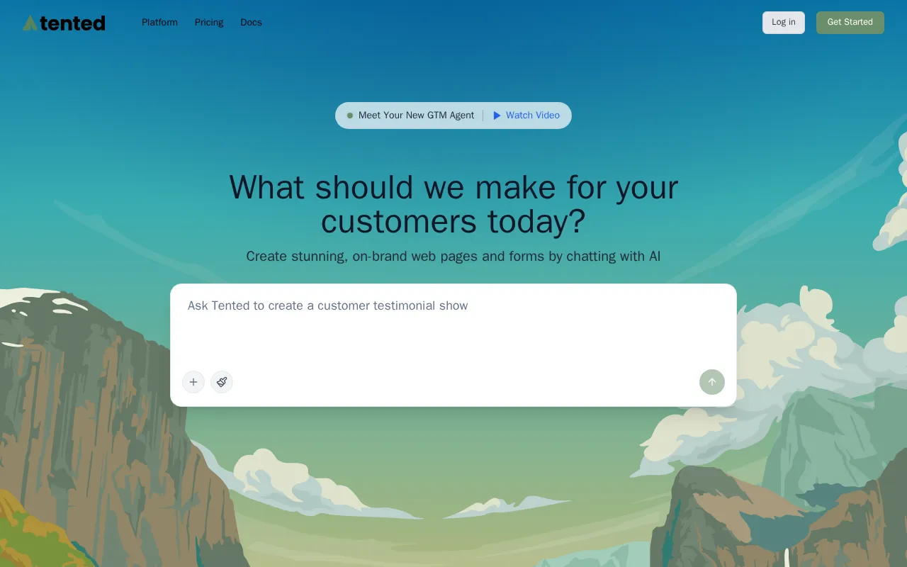 Tented — preview screenshot