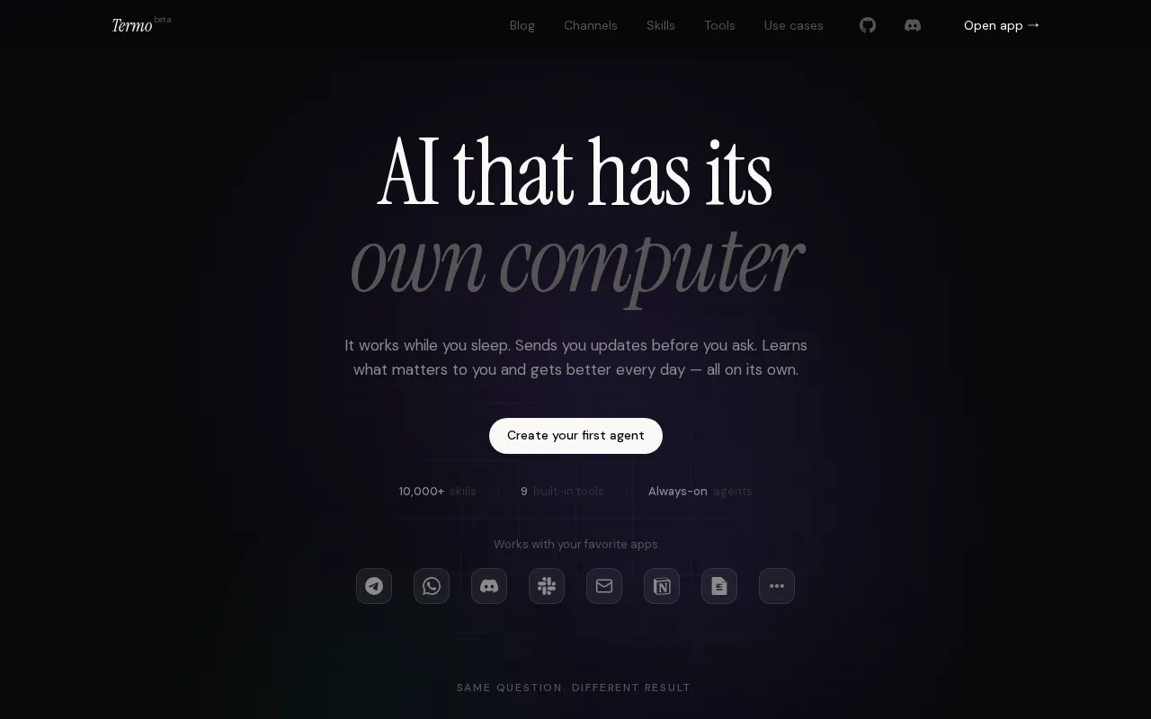 Termo — preview screenshot