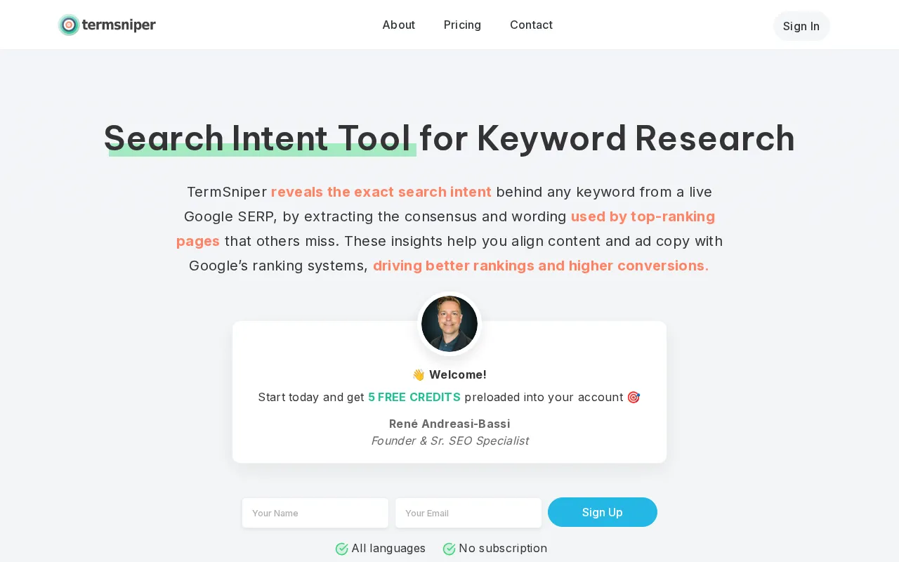 TermSniper — preview screenshot