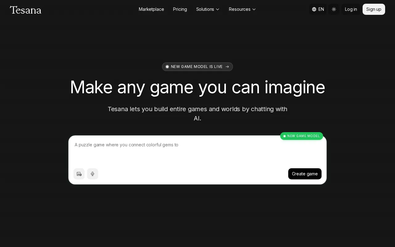 Tesana — preview screenshot
