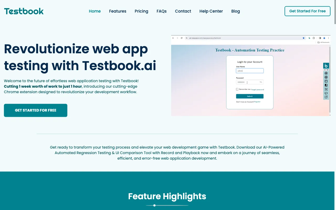 Testbook.ai — preview screenshot