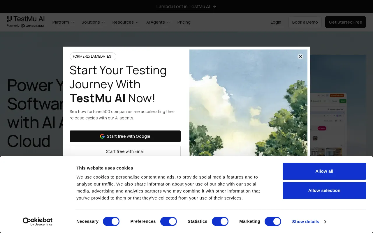 TestMu AI — preview screenshot