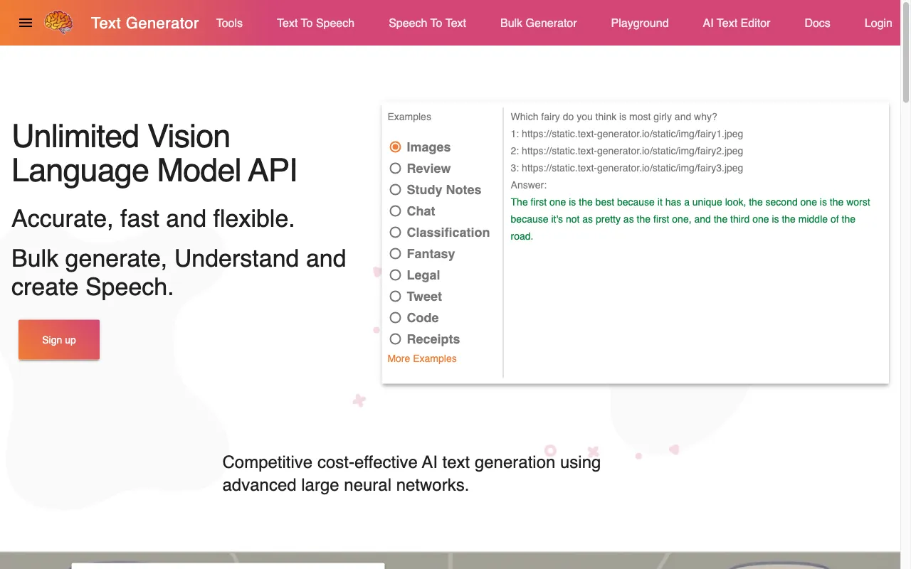 Text Generator — preview screenshot