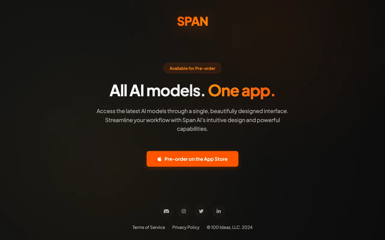 Span AI — preview screenshot