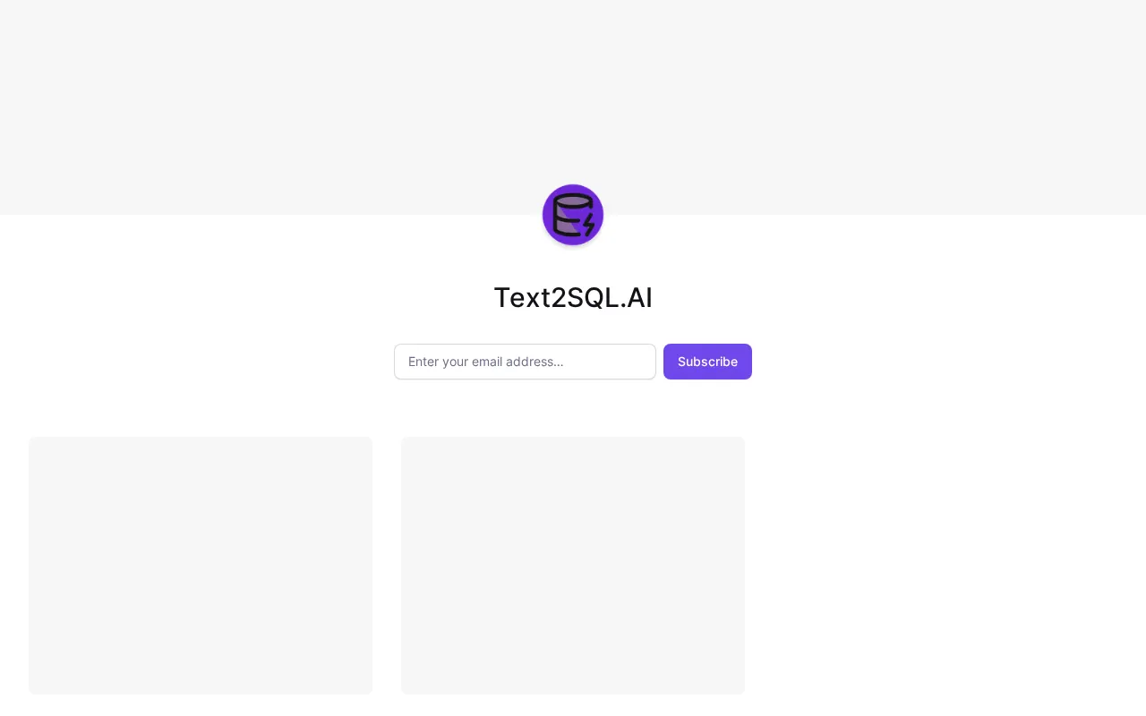 Text2SQL.AI — preview screenshot