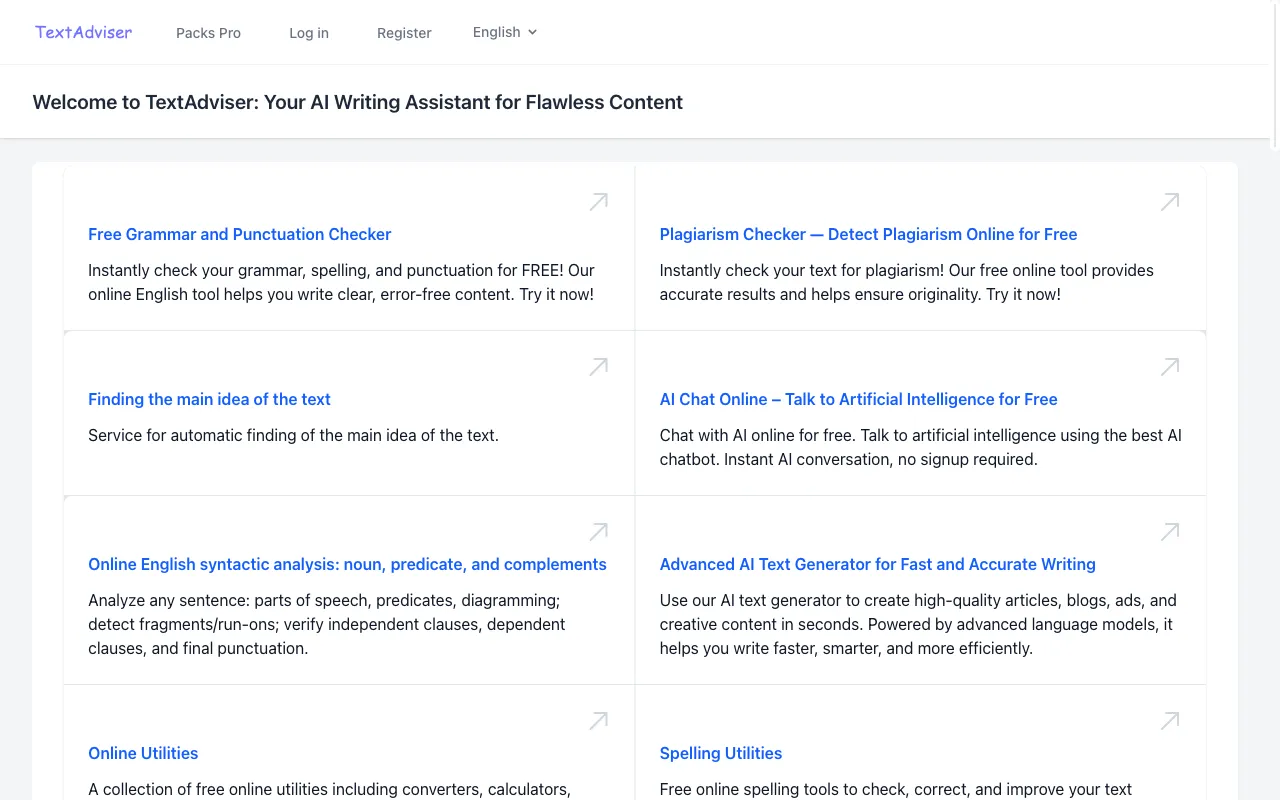 textadviser.com — preview screenshot