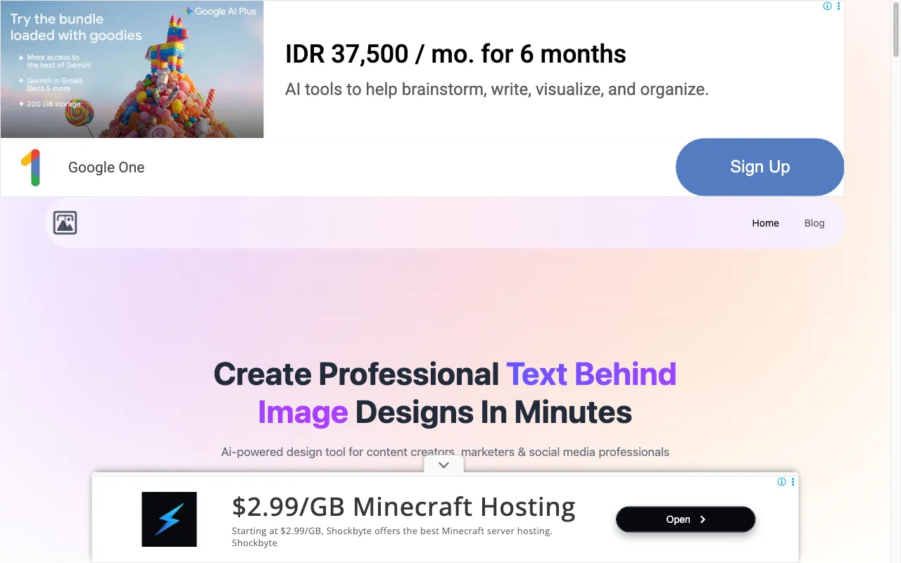 textbehindimg.com — preview screenshot